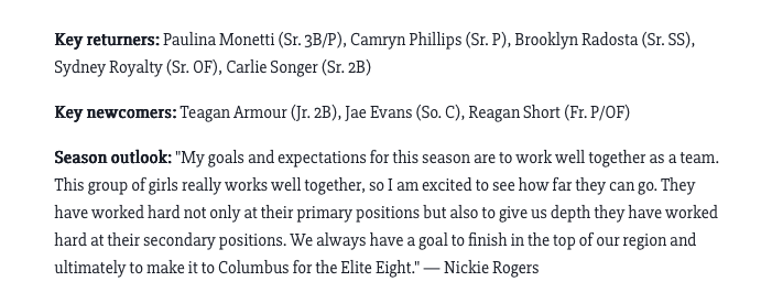 BrooklynRadosta's tweet photo. Thank you Denmark Softball & Forsyth County News!  Go Danes! 🩵🐾 For HIS Glory! 
@ExtraInningSB @AthleticsGold09 @SamfordSB
@SamfordU @TamborraStacy  @logancalhoun22
@sarahcespedes1 @bellsfurg @ForsythSports
@KlimMichael @LineDsoftball @grit_AA
@DanesClub @Denmark_Danes
@AGTamborra @PeteATLVipers09