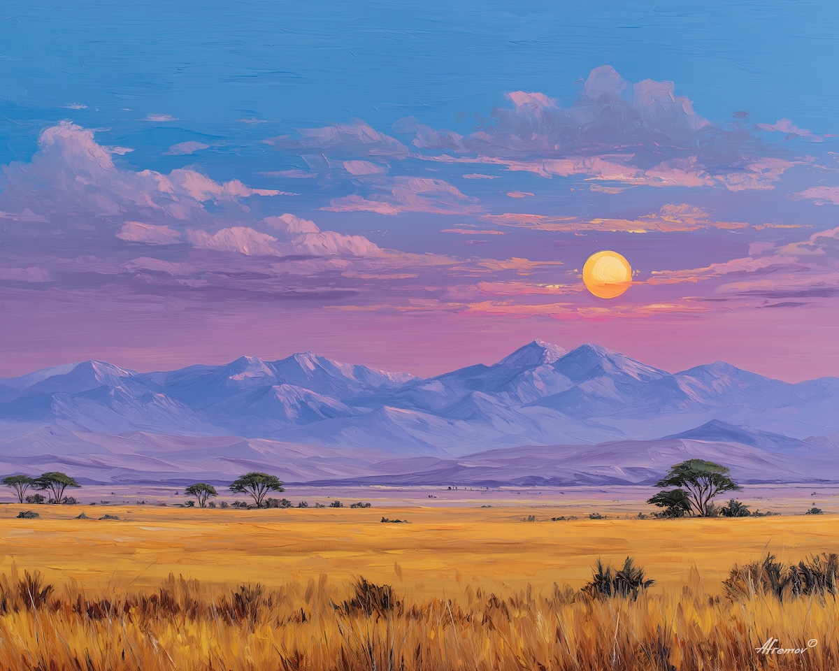 afremovartcom's tweet photo. SAFARI SUN HORIZON - Oil Painting On Canvas By Leonid Afremov https://t.co/bGQUzRXn7T https://t.co/kHxh4iBbhL