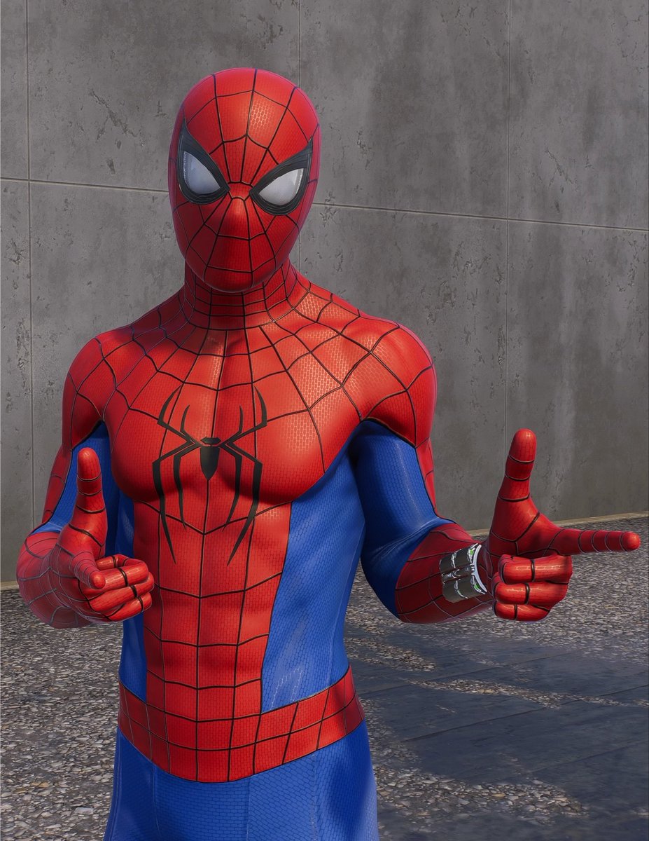 MarvelsSpiderBR's tweet photo. O Traje Final de Sem Volta pra Casa x Traje de Um Novo Dia em Spider-Man 2! https://t.co/MRBmnFUT30