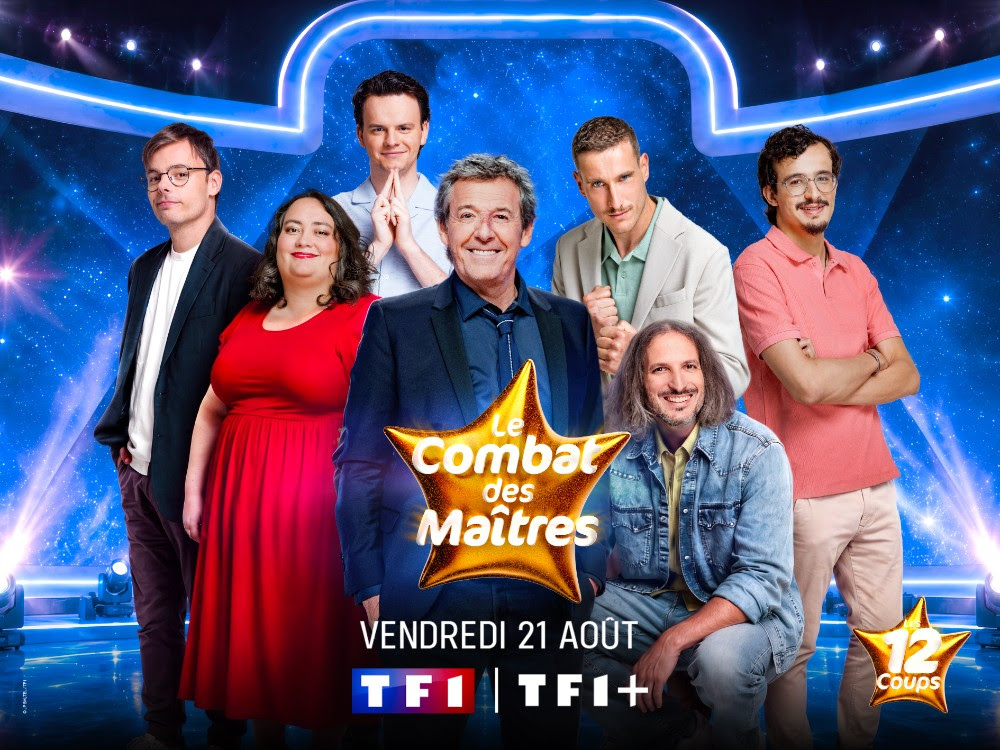 TeleLoisirs's tweet photo. ⭐️ Nouveau prime des 12 COUPS DE MIDI le vendredi 21 août sur TF1 avec @JL_Reichmann aux commandes : LE COMBAT DES MAÎTRES

Emilien, Xavier, Céline, Paul, Timothée et Cyprien seront de la partie et joueront avec et pour des candidats déjà passés par l'émission cette année qui vont se voir offrir une seconde chance de gagner