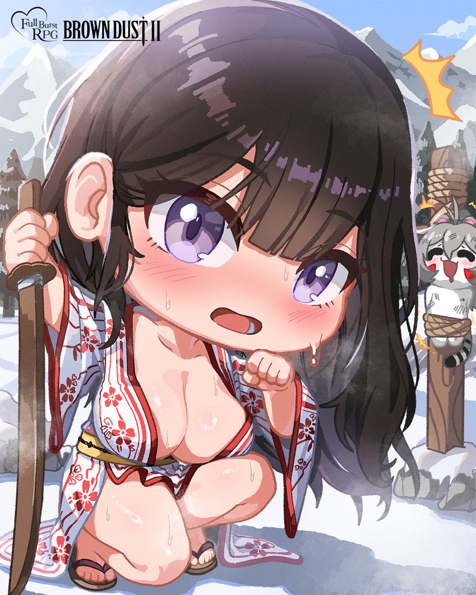 Naruhyy's tweet photo. #ブラウンダスト2  #browndust2 #chibi https://t.co/3WVp7C83lB