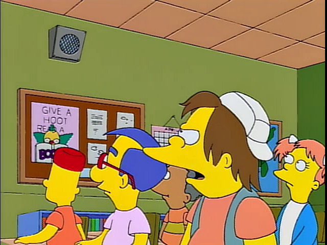 QuotesSimpsons1's tweet photo. Students, I have an announcement. One of your favorite comic book heroes, "Radio Man"-

Radioactive Man, stupid!

Strange. I shouldn't have been able to hear that.

#Simpsons https://t.co/bMzc1FUrsD