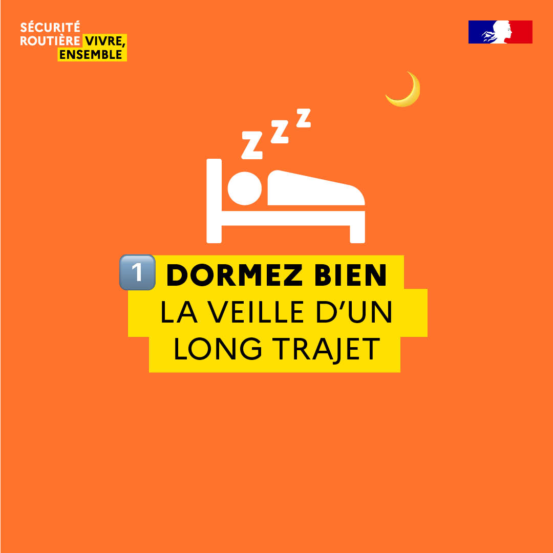 Image de Préfète de l'Isère - #SécuritéRoutière 😴 | Un bâillement. Des paupières lourdes. Une seconde d'inattention… et tout peut