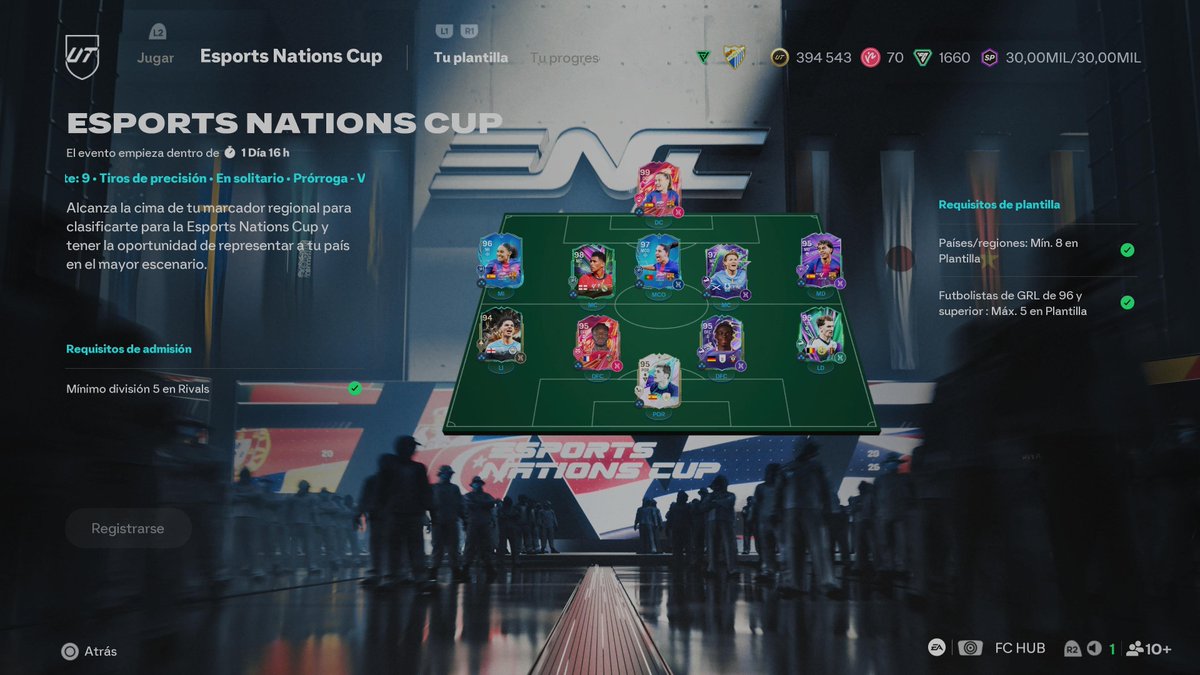 Hugoo1611's tweet photo. Este es el equipo que estaré usando en la ENC.

Mañana estaremos en directo en mi canal de twitch jugando los primeros partidos del ladder.

Listos para la última competición de FC26.✅

https://t.co/a74ogRrNjH https://t.co/e6K4FbIsQq