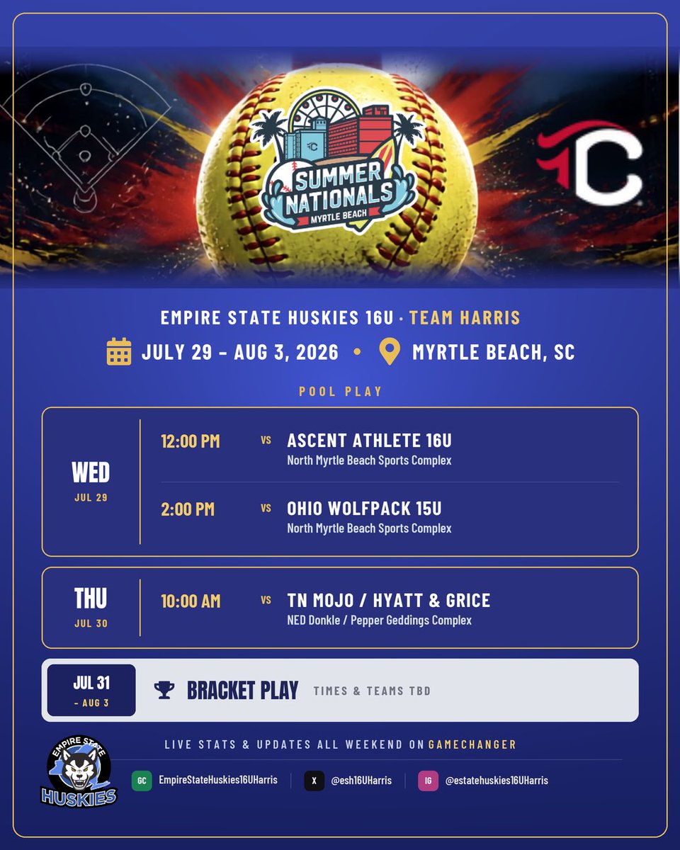 esh16UPremier's tweet photo. Summer Nationals loading… @EStateHuskies #GDTBAH 🐾 https://t.co/lJeEKaSTFf