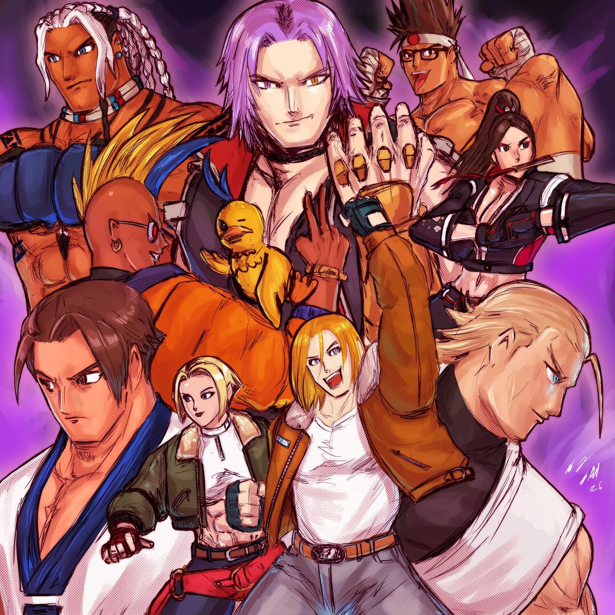 FATALFURY_PR's tweet photo. The FATAL FURY Discord has been celebrating the launch of Season 3 with some amazing art, and we wanted to feature a few from Taurence Bell, Robin, and BlackLillyMoon! #FatalFury https://t.co/RtufUzYnCz
