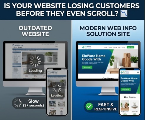 webinfo2009's tweet photo. Is your website losing customers before they even scroll? 📉 You spend time and money bringing traffic to your site, but if your user experience falls flat.  Here are 3 clear signs it’s time for a website revamp:    📩 DM us "REVAMP" for a free, comprehensive website audit today! https://t.co/0RgCFEzdvz