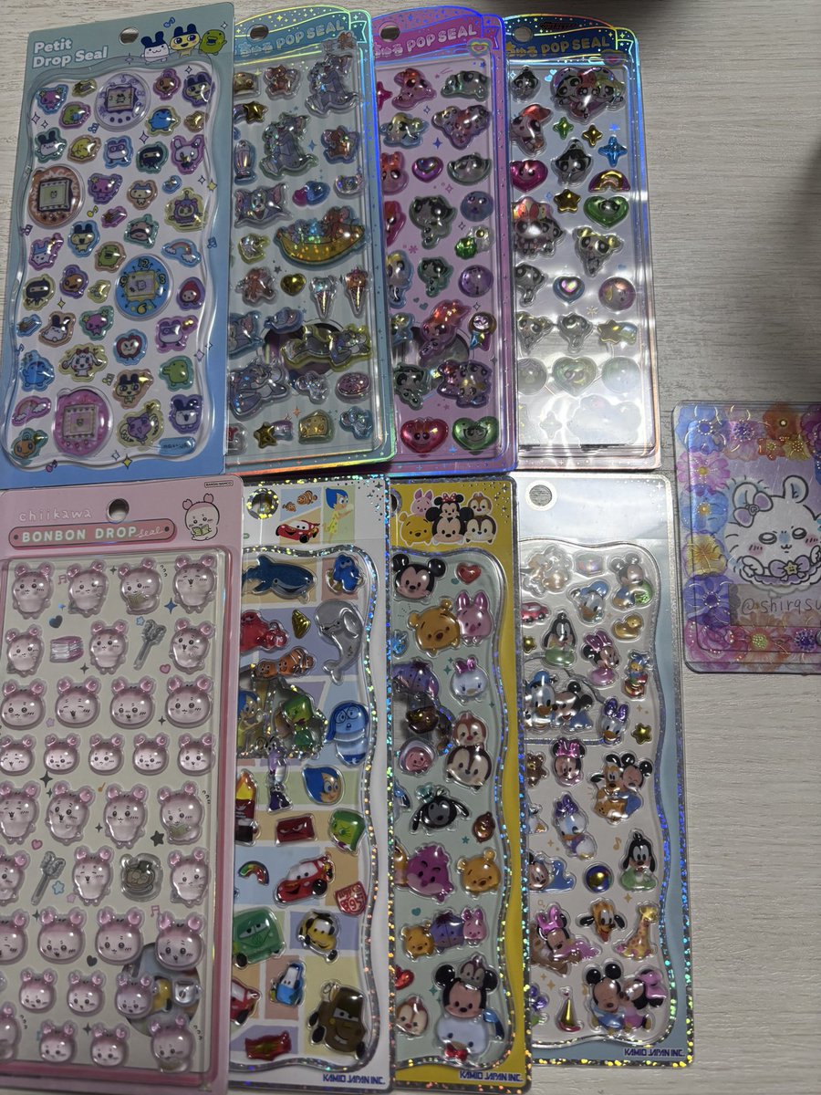 shirqsun's tweet photo. 【譲渡/買取】ボンボンドロップシール ボンドロ プチドロップステッカー プチドロ うるちゅる

(譲)画像参照
(求)8枚纏めて定価+送料

︎︎︎︎︎︎☑︎𝙿𝚊𝚢(マネラ✕)またはゆうちょ銀行 https://t.co/9FbsIuyMwh