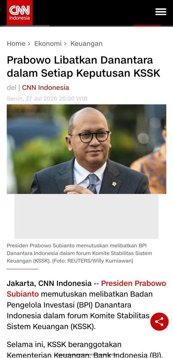 Hidupsebagai62's tweet photo. INI APA LAGI SIH GUYS?

- Danatara tiba2 joint Komite stabilitas sistem keuangan (kssk)
- UU No 9 tahun 2016 clear mengatur siapa anggota KSSK. 
Hanya menkeu, bi, ketua lps, ketua ojk
-Danantara joint karena permintaan Presiden?

Fakta menarik :

Danantara itu lembaga keuangan tapi sampe sekarang belum release laporan keuangan.