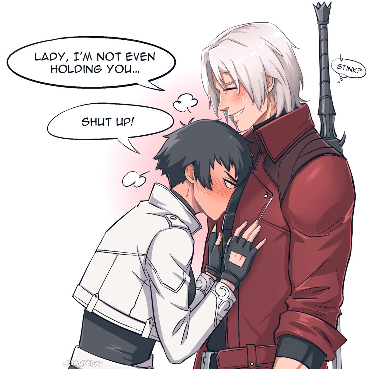 jumpoon's tweet photo. It’s a trap.⚠️🫣
#DanLady #DantexLady
#NDMC #NetflixDevilMayCry #DMC https://t.co/rcJYHnYU7p