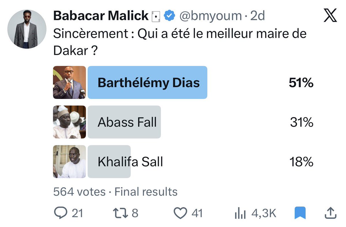 Babacar Malick 🃁 tweet media