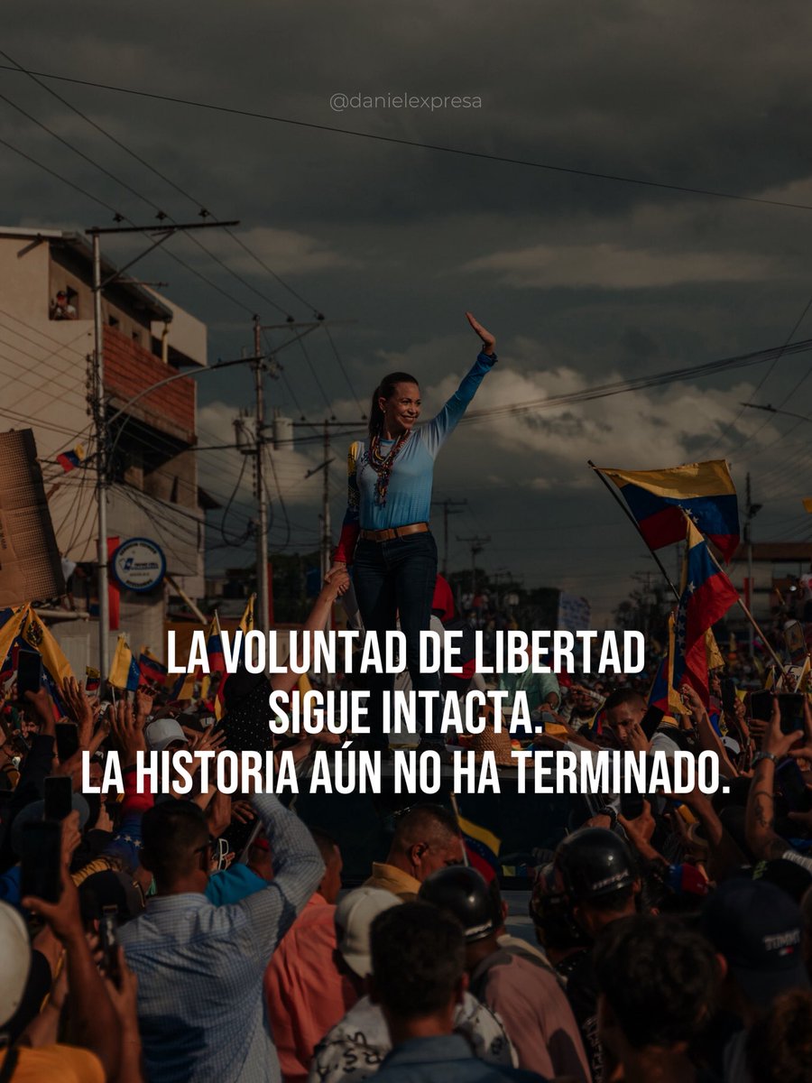 danielexpresa's tweet photo. 🇻🇪 | A 2 años del #28J…
La voluntad de libertad no se extingue. Mientras existan venezolanos dispuestos a defender sus derechos, la lucha por recuperar la democracia seguirá vigente. https://t.co/76AeiRTND5