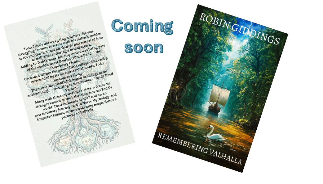 RGWritesFantasy's tweet photo. Getting ever closer to publishing on Amazon KDP.

Front and back cover artwork completed🥳

Remembering Valhalla - coming soon

#readingworld #fantasybooks #readingcommunity #WritingLife #fantasy #Fantasyreads #FantasyBooks#readerscommunity #BookBoost #GoodRead https://t.co/TsL084Jaoj