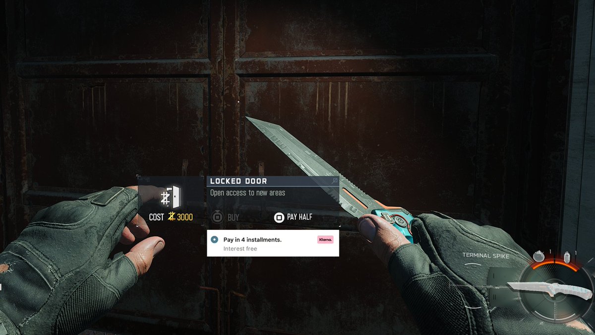 WhosImmortal's tweet photo. Just financed a door in Zombies, life is good https://t.co/wPcLzBZ1P3