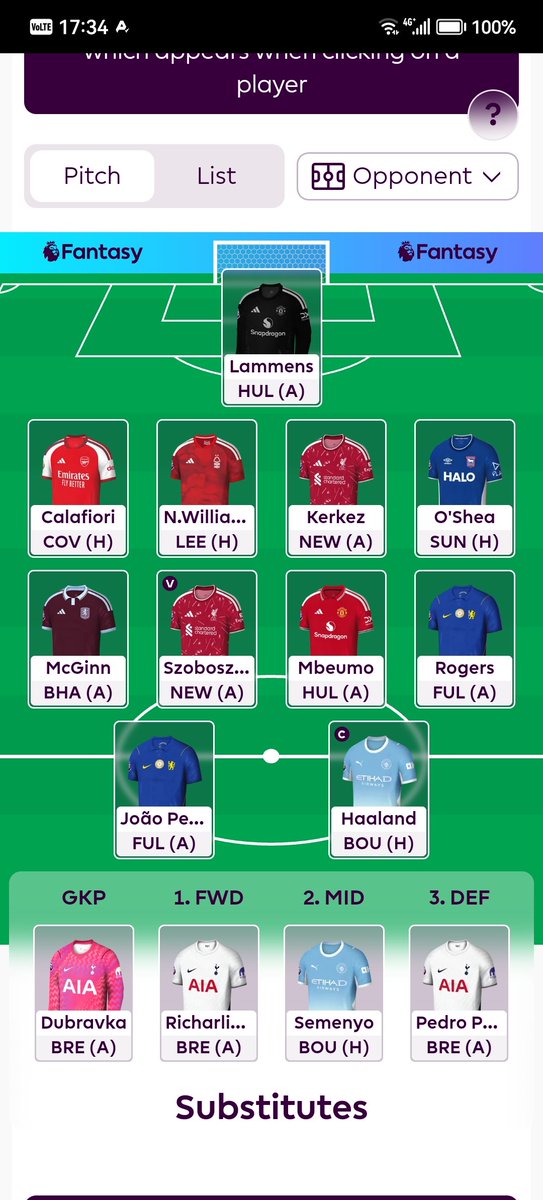 SMFYT1's tweet photo. @FPLGOAT7 Any thoughts about the team...Wanting to Bb!Thoughts? https://t.co/Sa9mhlJNmu