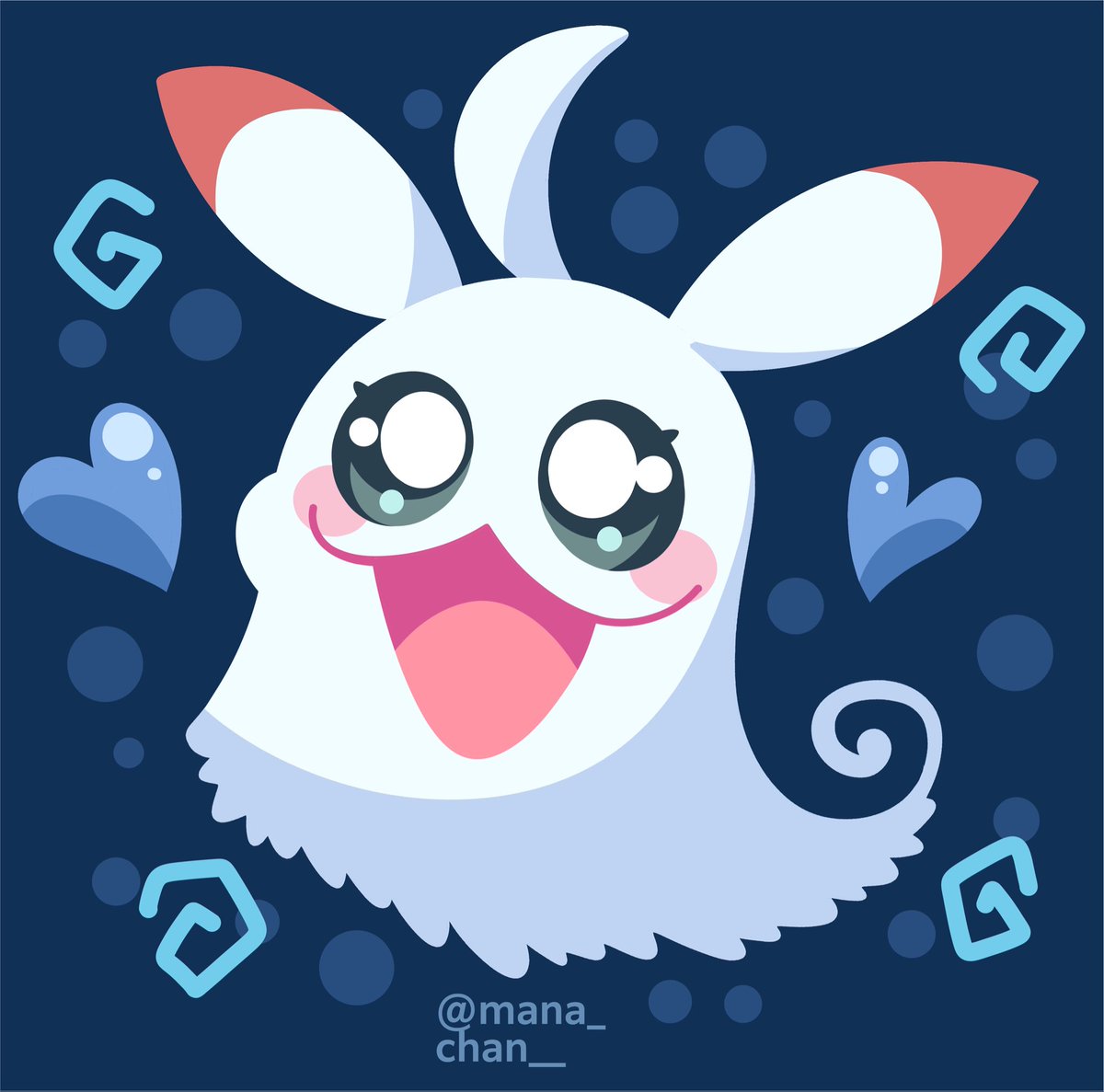 mana_chan__'s tweet photo. Pafumon my sweet little bapy <3 #digimon https://t.co/98xkIaE4km