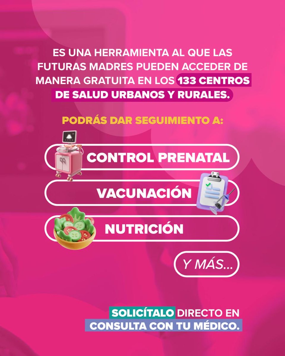 GobDeCoahuila's tweet photo. Tu embarazo merece el mejor cuidado desde el inicio.
Acude a tu Centro de Salud y solicita tu Carnet de Embarazo, una herramienta que te ayudará a dar seguimiento a tu salud y la de tu bebé durante cada etapa.

@SS_Coahuila 
#CoahuilaPaDelante #APasosDeGigante https://t.co/OPuBwYwSeB