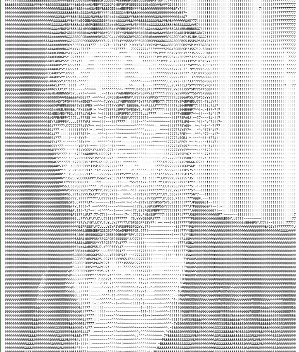 _ASCII_Art_'s tweet photo. #ASCII #Art https://t.co/vwkHFrrKNd