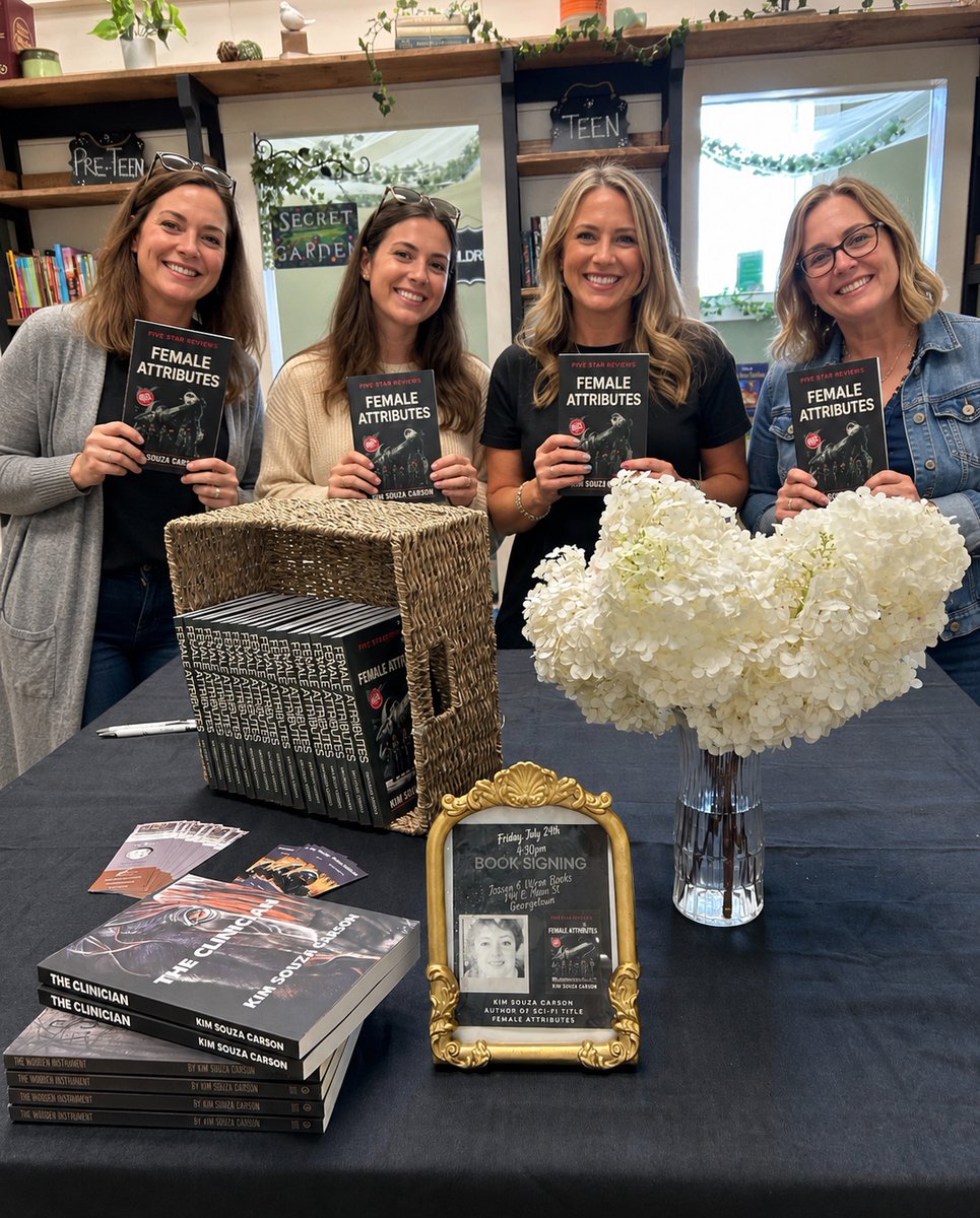 Souza_Author's tweet photo. Here are a few more!
#nottomissnovels #kscauthor #authorksc #Souza_Author #TheWoodedInstrument #FemaleAttributes #TheClinician #CulinaryShock #amazonbooks #applebooks #barnesandnoble #goodreads #kindle #draft2digital #inkitt #smashwords #indieauthors #books #novels #read #stories #fivestars #mustread #bestsellers #criticallyacclaimed #authors #writers #booksigning #july #tuesdayfeeling