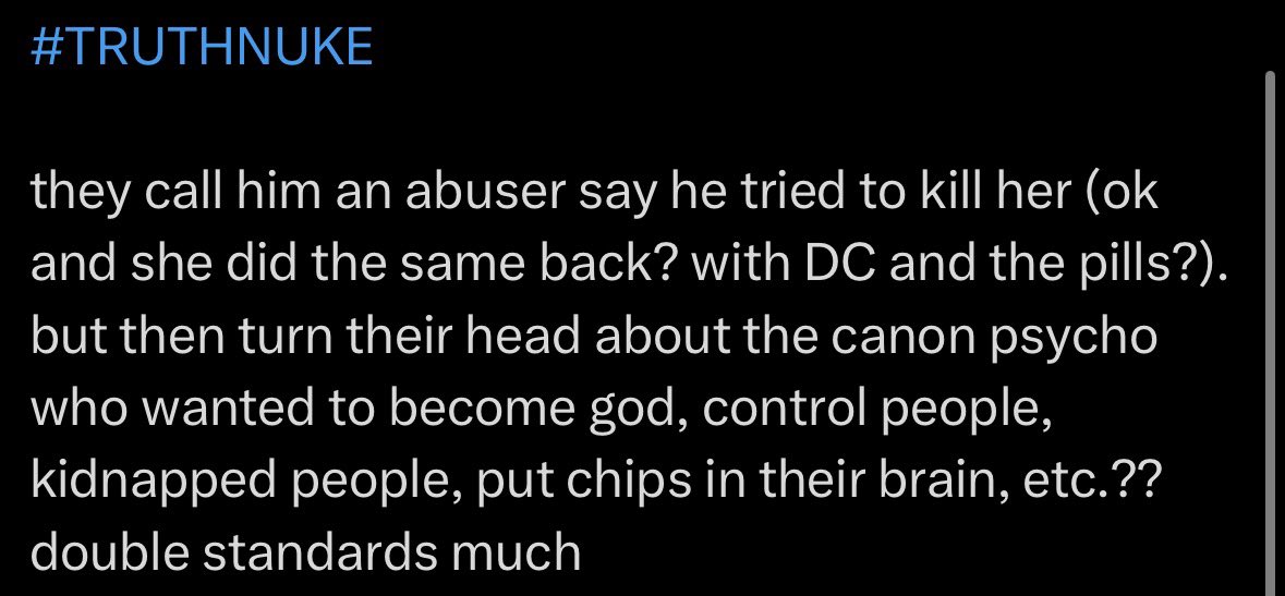 BUGIFYZ's tweet photo. “she did the same back” she retaliated!!! all she’s ever done is retaliate because he’s done everything to ruin her life!!! nobody is saying q!m isn’t a bad person, everyone is saying the OPPOSITE. but q!m’s goals were never to chip ppl. people just didn’t listen to him🤷 https://t.co/pC1Eu1KHTZ