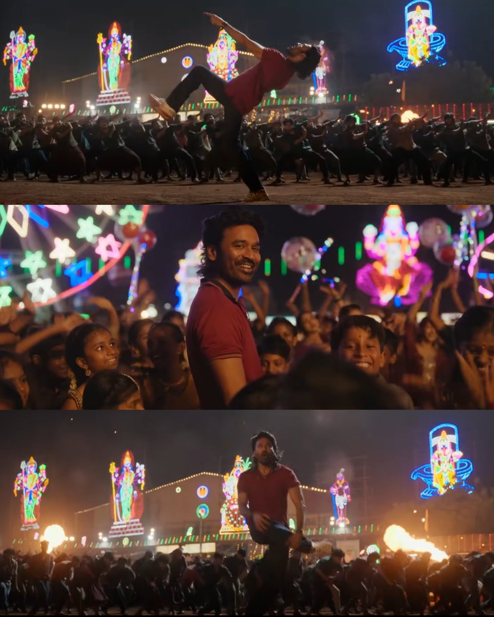 Trendswoodcom's tweet photo. #OM – It's Been A Long Time Since We've Seen Dhanush Dance Like This. This Portion Is Going To Set Theatres On Fire.. DHANUSH💥💥 💥 https://t.co/1GBHZiWz75