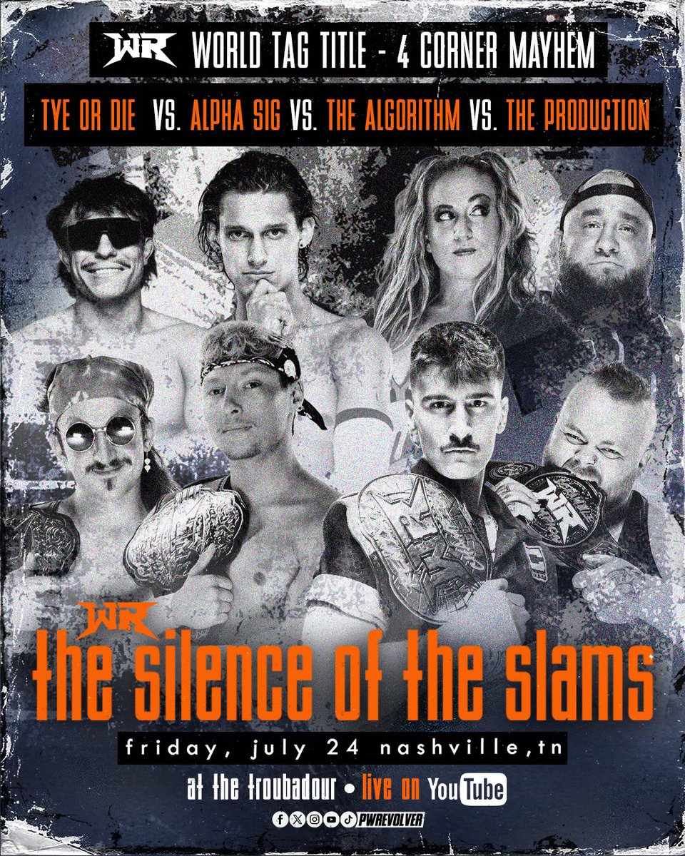 the_w_returns's tweet photo. REVOLVER: The Silence Of The Slams (2026). #TheWrestlingReturns #TheWrestlingReturnsPodcast #TheHorrorReturns #TheHorrorReturnsPodcast #THRPodcastNetwork #REVOLVER #TheWrestlingREVOLVER #REVOLVERSilence #Wrestling #ProWrestling https://t.co/RHAP8sOV1n