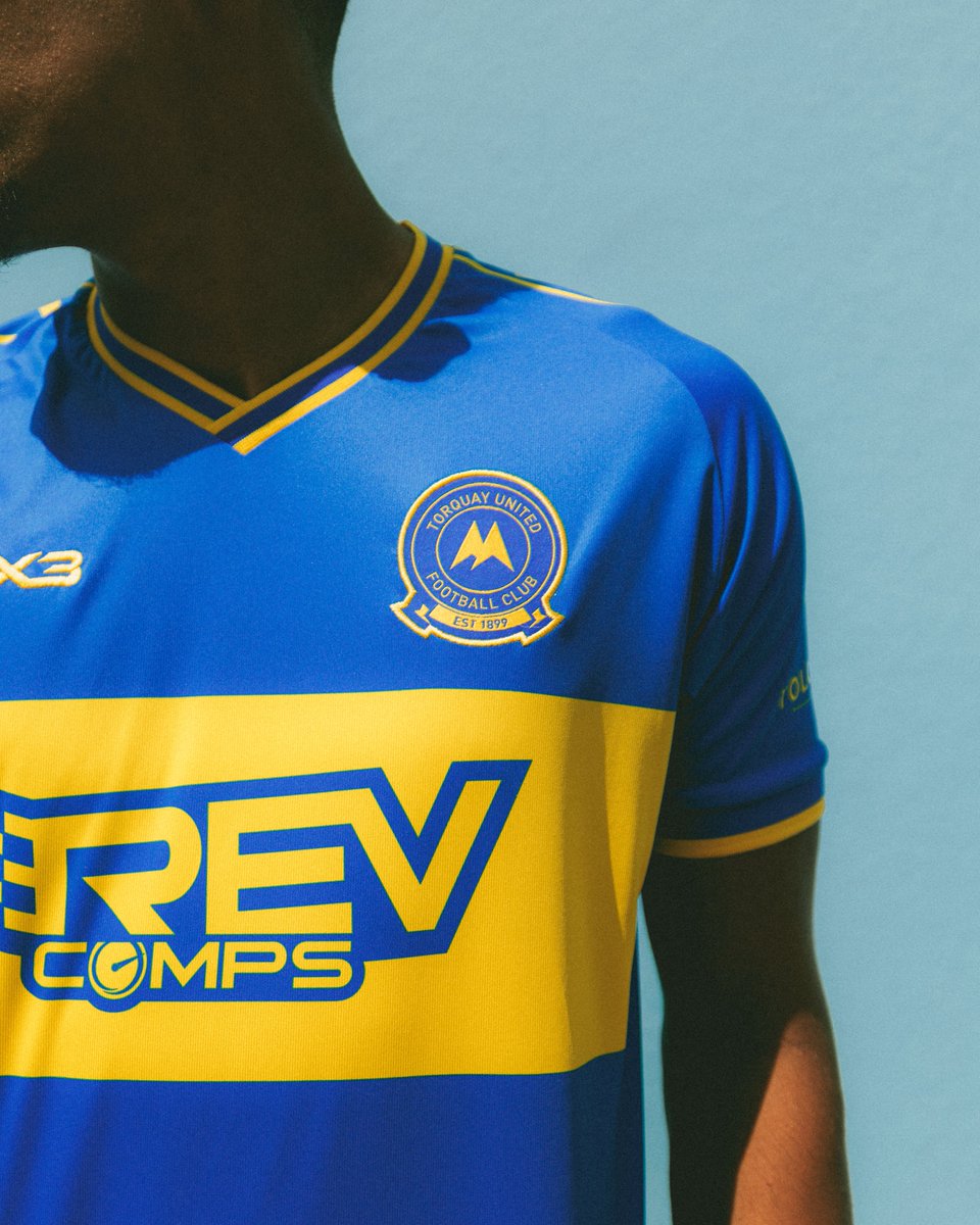 TUFC1899's tweet photo. 𝙒𝙝𝙚𝙧𝙚 𝙩𝙝𝙚 𝙎𝙩𝙧𝙚𝙚𝙩𝙨 𝙈𝙚𝙚𝙩 𝙩𝙝𝙚 𝙎𝙩𝙖𝙣𝙙𝙨

Introducing the new Torquay United 26/27 Away Shirt.

Available online now. In-store from tomorrow.

➡️  https://t.co/FP24KA3Yrk

#VX3 | #TorquayUnited | #EquippedToConquer https://t.co/dvIAS0Hq5I