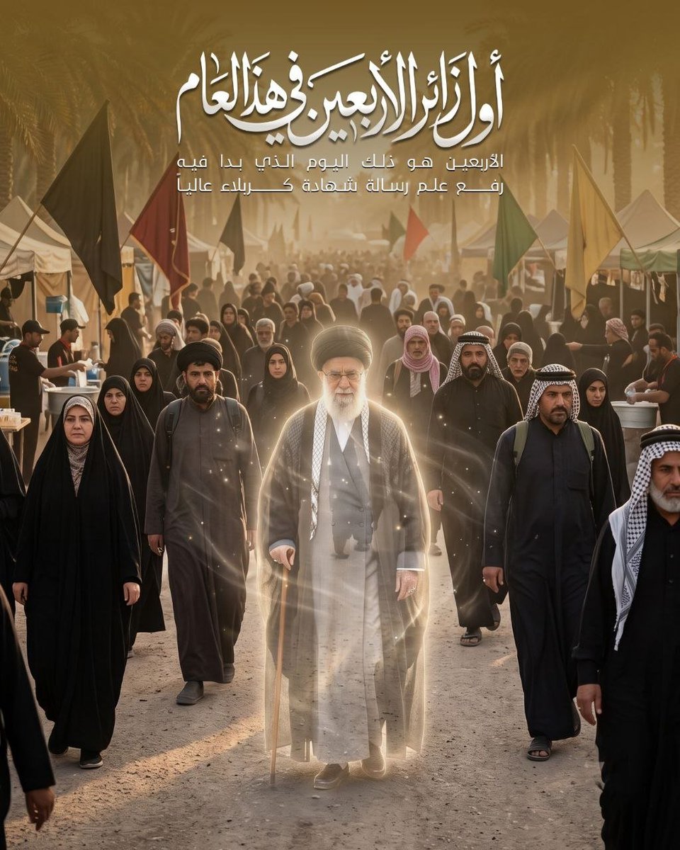 sfjkvc's tweet photo. اول زائر الاربعين في هذا العام https://t.co/6YXF938B7d