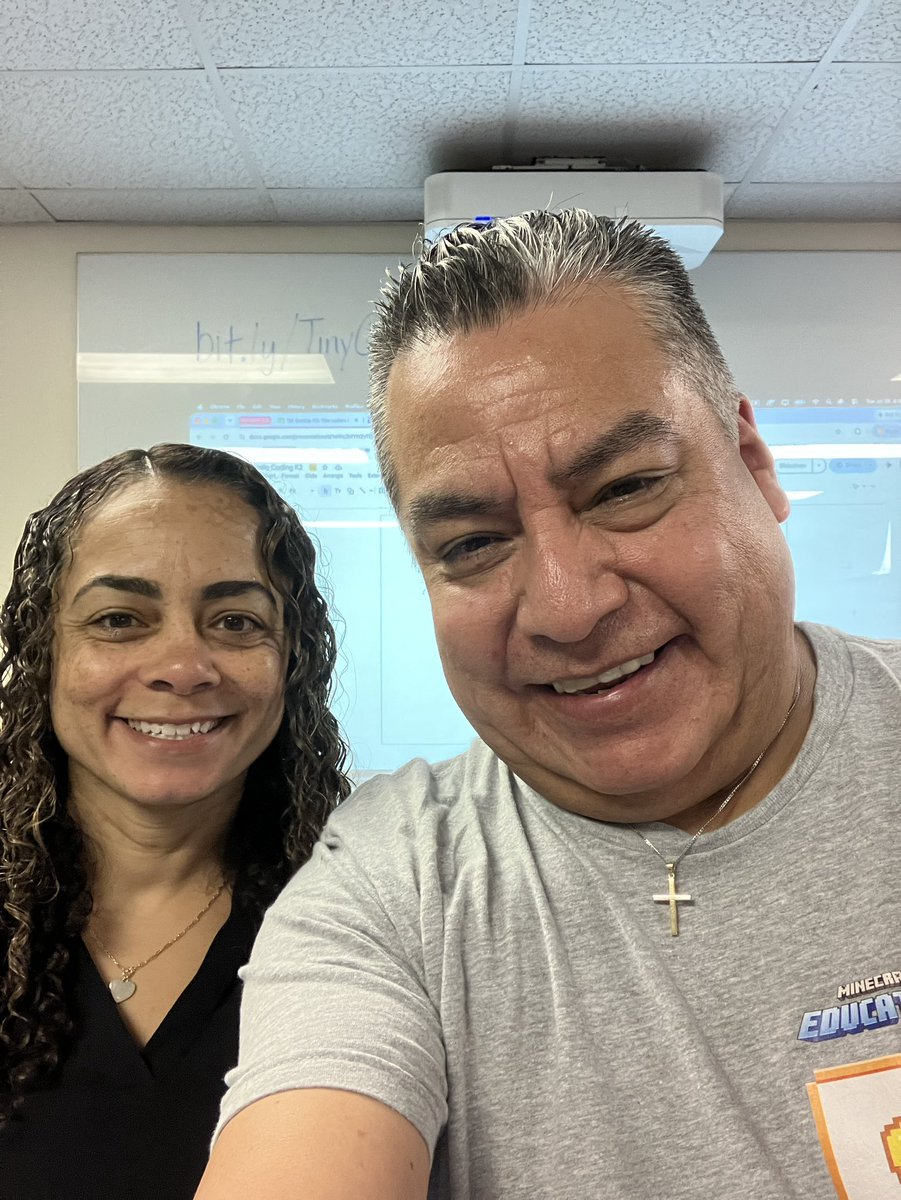 efwmaschool's tweet photo. Early bird ๐ฆ
ready to learn in #Tinycodersbigthinking @BootUpPD @weteachcs @RoboticalLtd
#cs4yall
Representing @efwmaschool
@dfwcsta
#networking #learning #teamwork #equity #diversity #confidence #codeisfun #CSforALL #EveryCanCode #ITeachCode #curiosity #ITeachCybersecurity https://t.co/lNhbFsIP8D