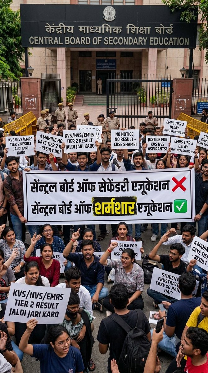 Nirbhay05231900's tweet photo. JAN:- TIER 1,
FEB :- RESULT
MAR:- TIER 2 

जब आप प्री और मैंस के बीच बच्चों को पढ़ने के लिए एक महीने भी नही दे सकते है और आज परीक्षा हुए 4 महीने से अधिक हो चुके है और result का कोई अता पता नही, 
@cbseindia29
@abhinaymaths 
@EduMinOfIndia 
@PMOIndia 
@narendramodi 
@AmitShah https://t.co/vA2GzK9nK8