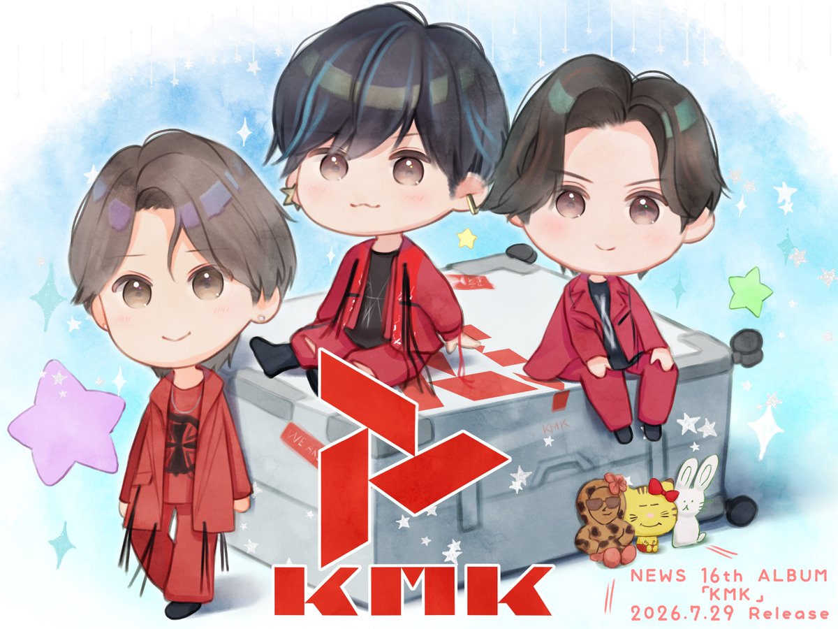 usagixNW's tweet photo. KMK発売おめでとうございます🎊
NEWSの新たな三部作プロジェクトの始動嬉しいです😻💕
ライブもいよいよはじまるね!!!
 #NEWS_KMK https://t.co/21yrAJo7vq
