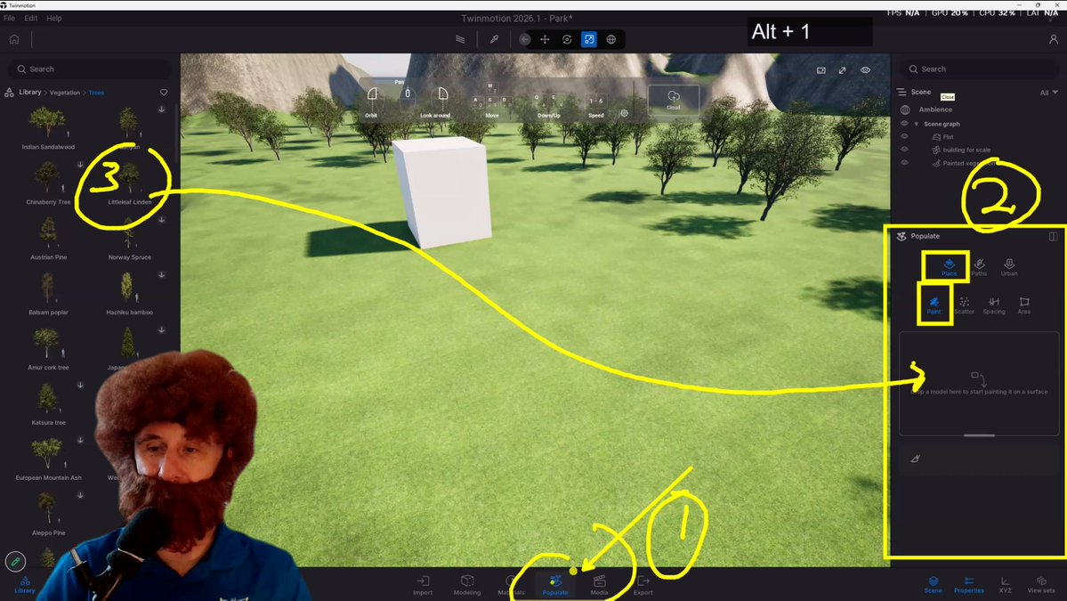 IanSouthwell2's tweet photo. Day 2 of the Epic Educators Accelerator is underway! It's all about creating silly #RubeGoldberg Machines in #UnrealEngine today.
Yesterday we painted some #HappyLittleTrees in @Twinmotion
#UEFN #UE #GameDesign #GameBasedLearning @cleverlike https://t.co/ecsZPdGzBg