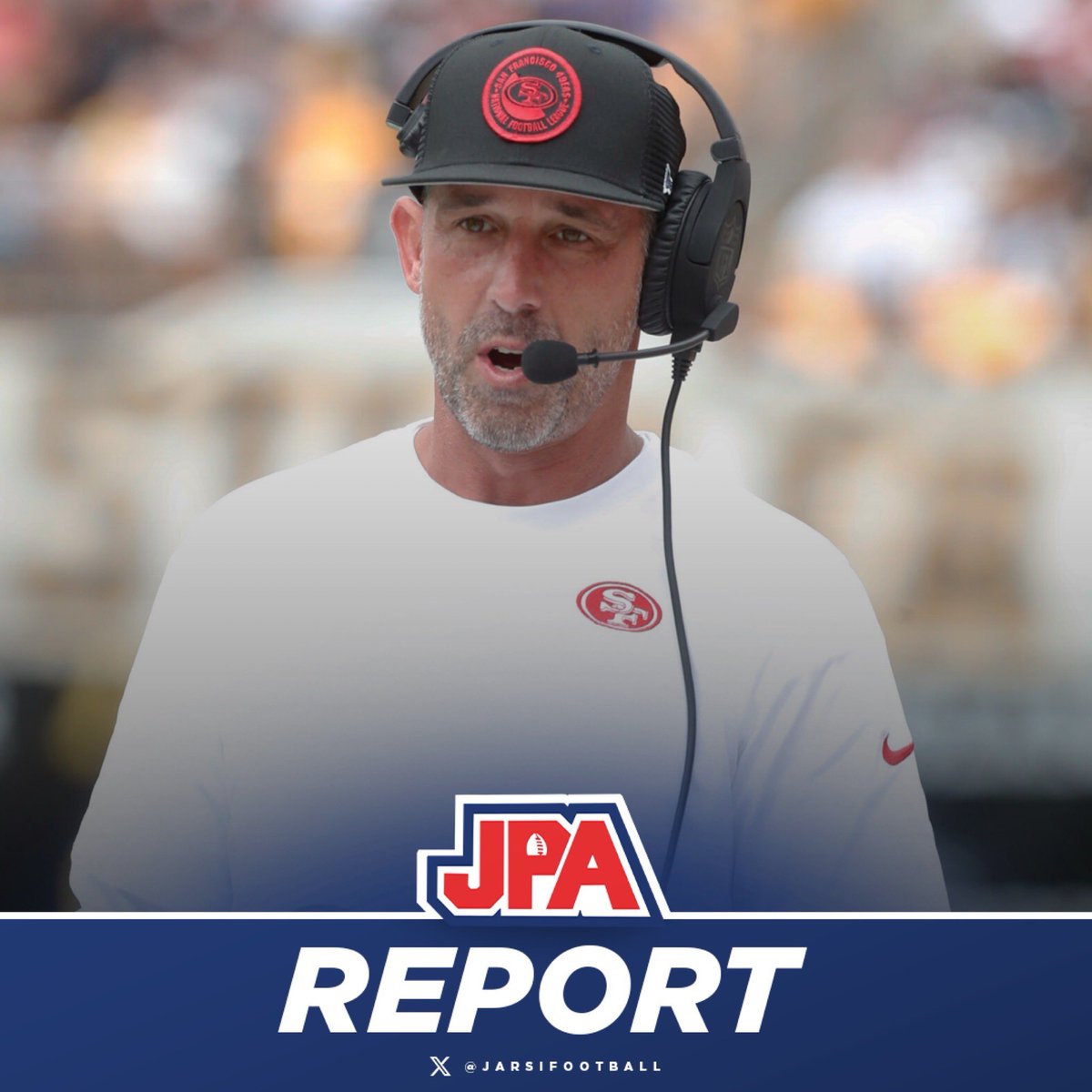 jasrifootball's tweet photo. 𝗥𝗘𝗣𝗢𝗥𝗧: Kyle Shanahan was reportedly holding and using a cell phone at the time of his accident, according to reports.

With that being said,  the other driver was deemed to be at fault because she swerved into Shanahan’s lane and caused a head-on collision. https://t.co/pKzlLE8ghE