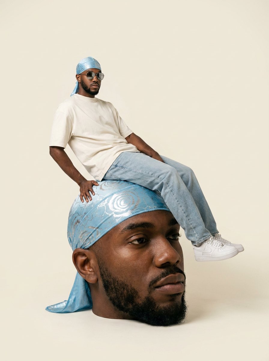 Mnjsales's tweet photo. Half yall don’t have waves you have a good Durag https://t.co/e44UXEADva