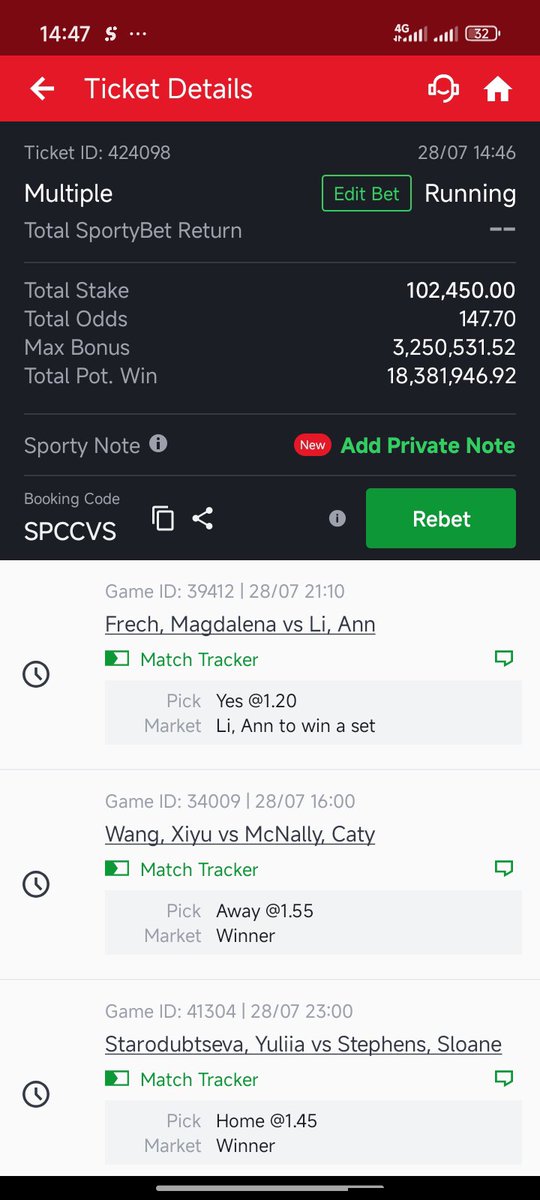 DonMorino's tweet photo. SPCCVS

147 Odds 

⚽🏀🎾

@Mrbankstips @Ekitipikin @BETFUSE1 @deefuser @mrbayoa1 @CHIZZY_BB https://t.co/8Oy3pddC54