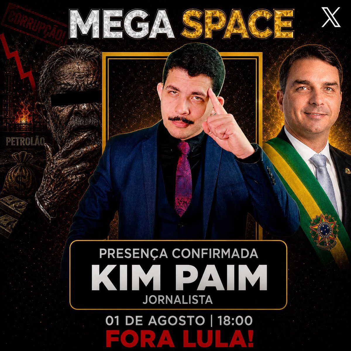 KauanCostabr's tweet photo. 🇧🇷| PRESENÇA CONFIRMADA: Kim Paim (@kimpaim) 🗣️

O MAIOR JORNALISTA DO BRASIL! https://t.co/WinnUqSbpB