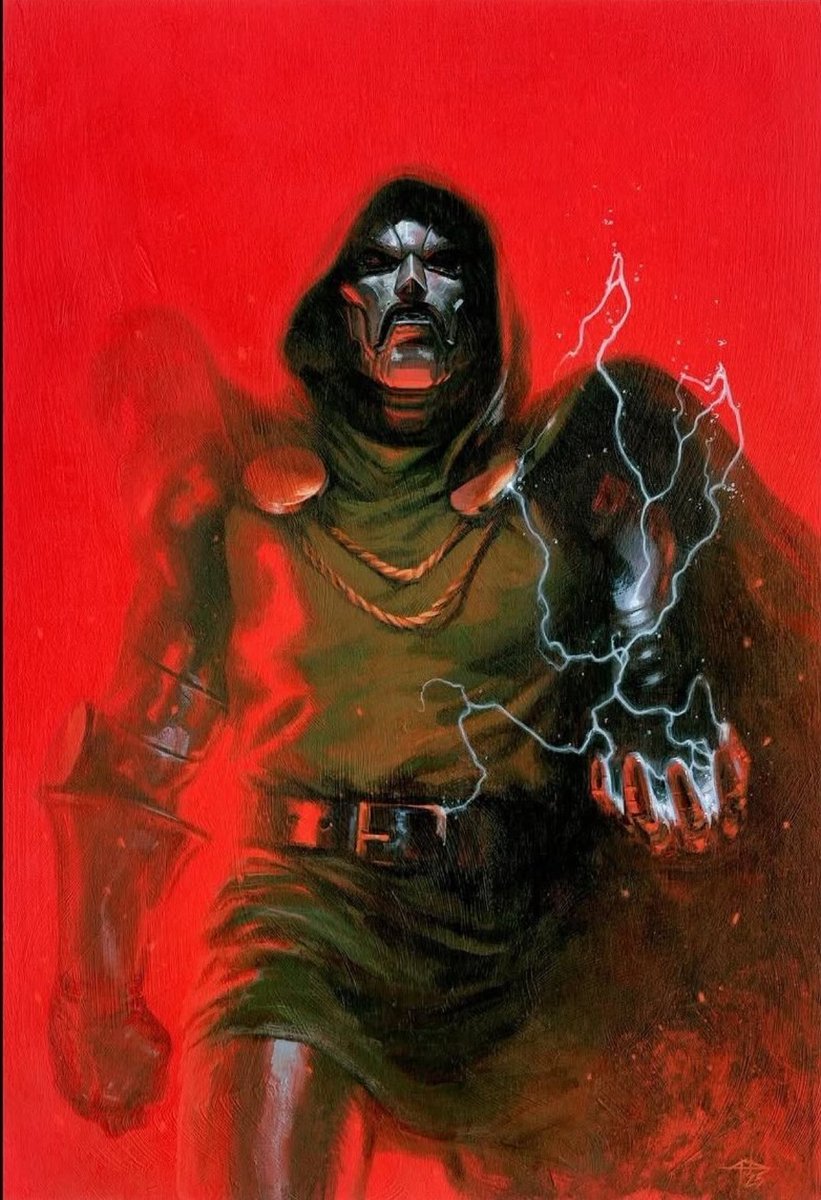 KEVINTOMIRANDA's tweet photo. Doctor Doom by Gabriele Dell'Otto https://t.co/QzKRysbtBr