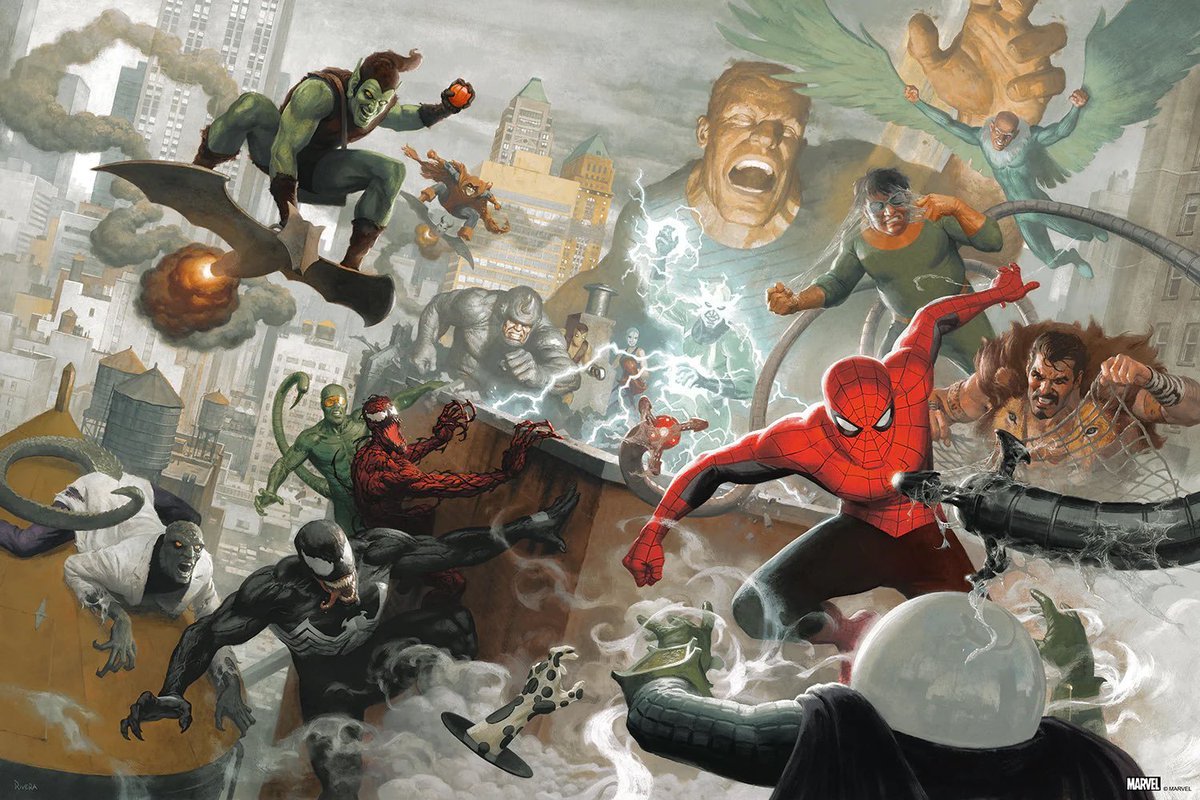 KEVINTOMIRANDA's tweet photo. Spider-Man by @PaoloMRivera https://t.co/p2LuNbr0Fo