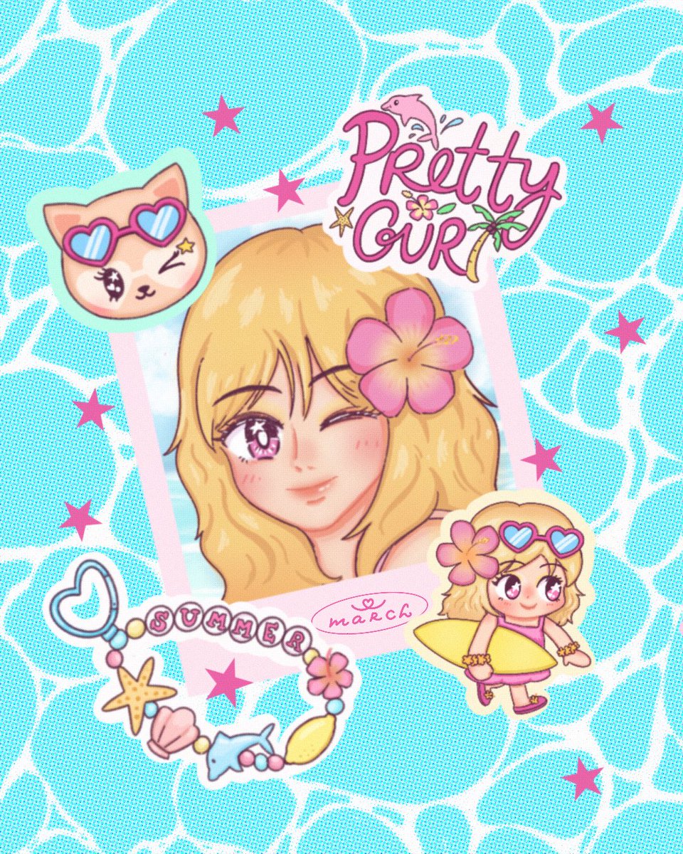marchsworld's tweet photo. pretty summer gurl 🐬🍋💖 https://t.co/cpizyqo7aF
