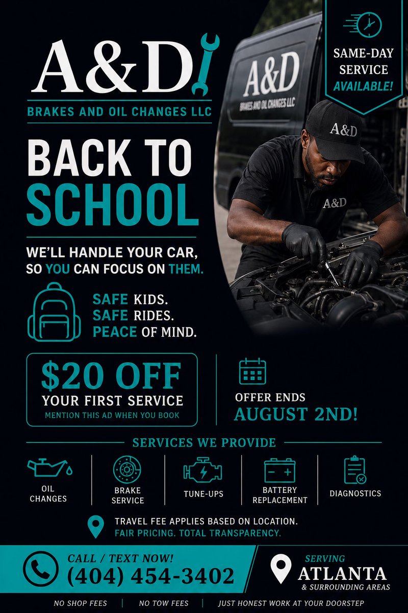_AdotD's tweet photo. Tap In‼️ #Atlmobilemechanic #mobilemechanic #Atl https://t.co/etS0ywPhbP