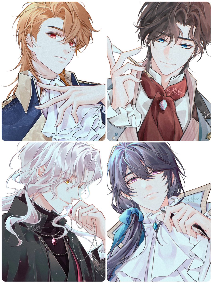 KikiZhouU's tweet photo. #未定事件簿 #TearsOfThemis  #LukePearce
#ArtemWing 
#VynRichter 
#MariusVonHagen 
6周年❤️ https://t.co/yJaAr6lrXK