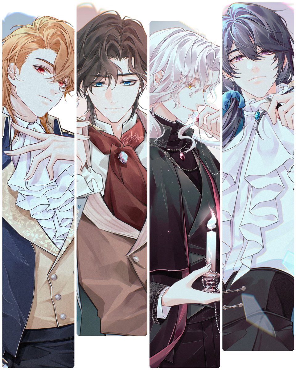 KikiZhouU's tweet photo. #未定事件簿 #TearsOfThemis  #LukePearce
#ArtemWing 
#VynRichter 
#MariusVonHagen 
6周年❤️ https://t.co/yJaAr6lrXK