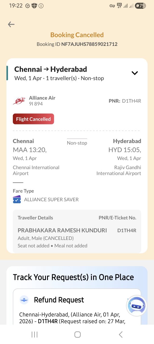 KunduriRamesh's tweet photo. @makemytripcare https://t.co/JC4xfeTAs1