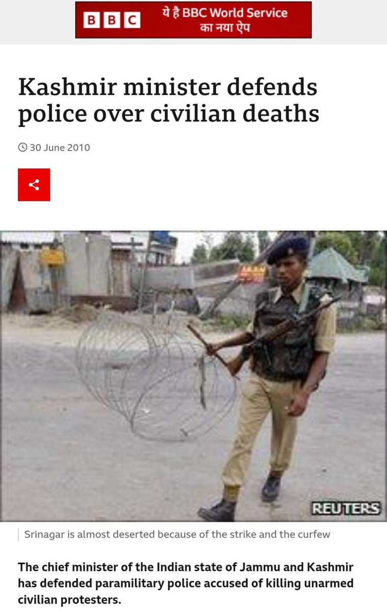 duster9682's tweet photo. My dear fellow kashmiri's 

This is the statement of our current Chief Minister back in 2010, when he defended police atrocities on protesters and defended civilian killings. https://t.co/KZ87wG8WTW