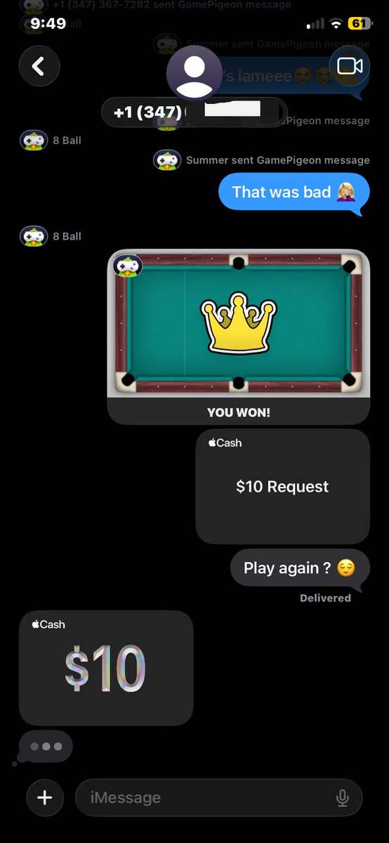 kkwitit's tweet photo. IMessage games for content Dm me✨
Playing all day daddy’s 😏
RULES are Simple 
You win 🏆 = 2 Vids or 2 pics
I win 🏆 = 10$ or 20$ 
#sellingcontent #imessagegames #content #florida #tampa #miami https://t.co/bxXmzi3DAw
