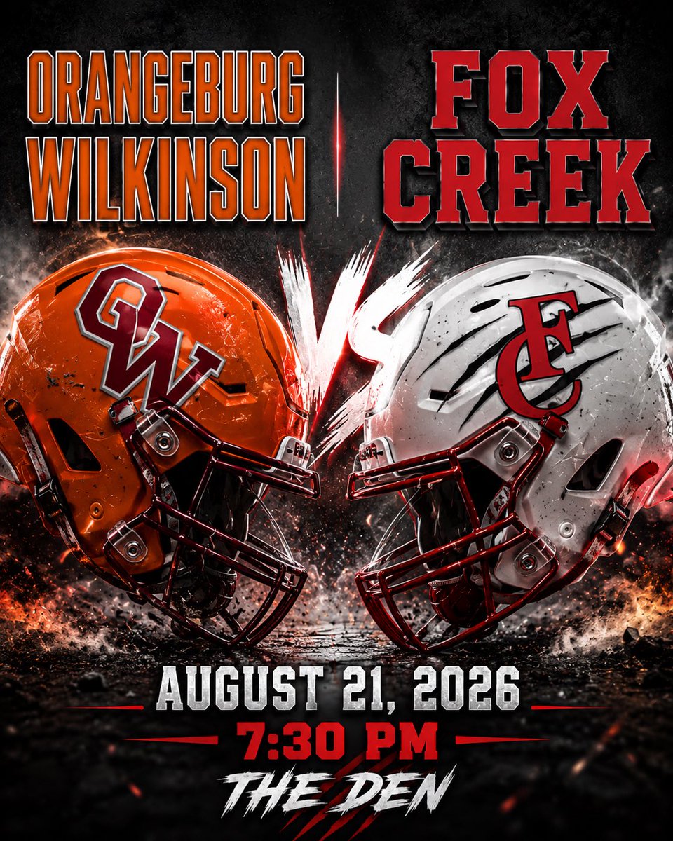 OWHSFootball's tweet photo. August 21 see you in the Den https://t.co/ohB9jAw7dh