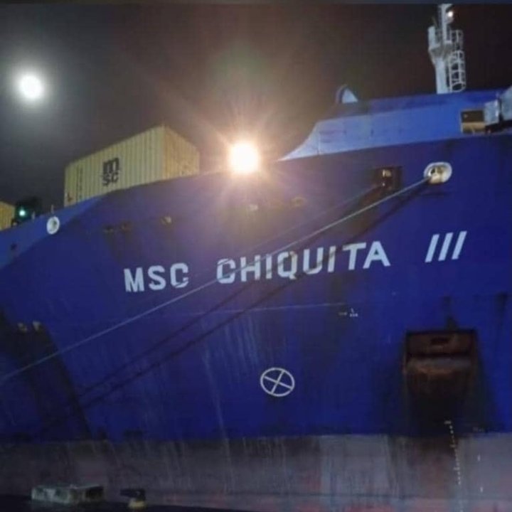 NurdeanO's tweet photo. Vessel Arrival Update ⚓
Ship : MSC Chiquita
Shipping Line : MSC
Terminal : TICT
DoA : Tuesday 28th July, 2026
Vessel Type : Container

Consult for your seamless clearance
07078440080
#ClearingAgent https://t.co/jrnxVUY7sM