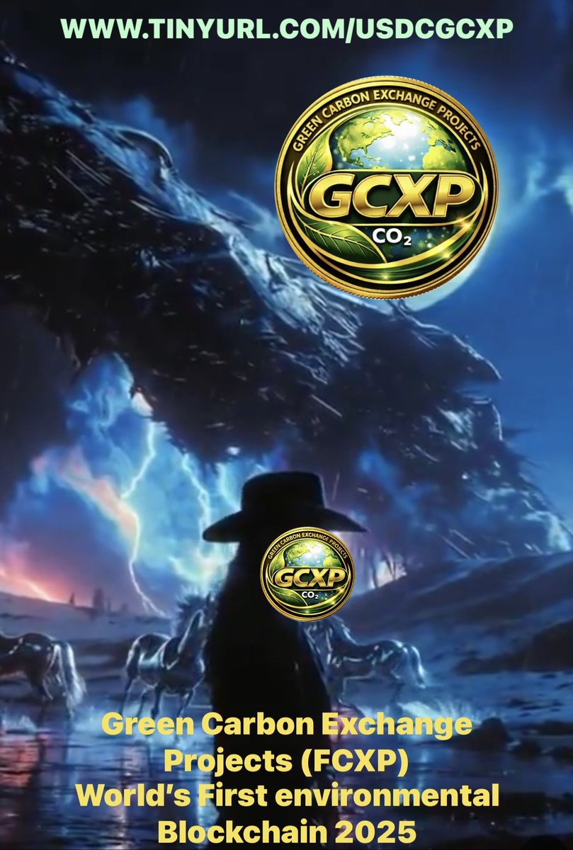 GREENRYCOIN's tweet photo. 🌍 Green Carbon Exchange Projects (GCXP)

Where Blockchain Innovation Meets Environmental Finance

Green Carbon Exchange Projects (GCXP) is an ERC-20 blockchain project built to support the evolving global carbon credit economy, an industry frequently valued in the trillions of dollars and expected by many analysts to continue expanding as sustainability initiatives grow worldwide.

Listed on Uniswap on March 17, 2026, GCXP has a fixed maximum supply of 100 billion tokens and has built a community of long-term supporters who recognize the potential of combining blockchain technology with real-world environmental applications.

Why GCXP Is Gaining Attention

✅ Environmental-focused blockchain with a long-term vision.

✅ ERC-20 token secured by the Ethereum network.

✅ Designed to support the carbon credit ecosystem, helping bring greater transparency and efficiency to environmental markets.

✅ Real-world utility, enabling eligible participants to engage with carbon credit products and certificates through blockchain technology.

✅ Growing community of long-term holders who believe in the project’s future and its practical use cases.

Unlike many blockchain projects focused solely on digital finance, GCXP is building infrastructure intended to connect blockchain with environmental markets, creating opportunities for individuals, businesses, and organizations interested in the carbon credit economy.

As governments, corporations, and institutions continue increasing their focus on sustainability and carbon reduction, blockchain solutions that improve transparency and accessibility may play an increasingly important role.

GCXP is building today for the environmental economy of tomorrow.

🌐 Website: https://t.co/bPyO87HxAI

🟢 Buy on Uniswap: https://t.co/3RPkWRW6i5

Contract Address (ERC-20):
0x13b4e3deb676E3ceca7b78C4c87d8DB071673712