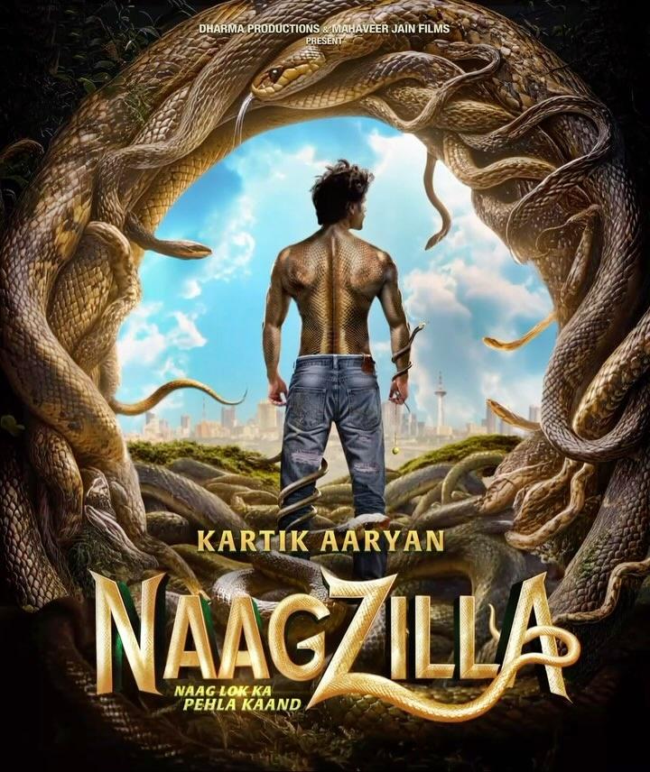 suyashpachauri's tweet photo. Kartik Aaryan's 'Naagzilla' wraps filming; team celebrates as post-production begins

The shoot for Naagzilla, starring Kartik Aaryan, has officially wrapped after the film's final schedule concluded in Mumbai. 

The cast and crew celebrated the milestone with a special 'Naagzilla Film Wrap' cake-cutting ceremony, marking the end of principal photography for the fantasy comedy.

The final day of filming was attended by Ravi Kishan, director Mrighdeep Singh Lamba, writer Gautam Mehra, and co-producer Divyansh Jain. 

Kartik Aaryan had completed his portions earlier and was not present during the wrap celebrations. According to reports, the team described the filmmaking journey as both memorable and emotional after an extensive production schedule.

On the occasion, producers Mahaveer Jain and Mrighdeep Singh Lamba expressed their appreciation for Dharma Productions, calling it "the best company to partner with." 

They also thanked Karan Johar, Apoorva Mehta, Marijke DeSouza, Azeem Dayani, and the entire crew for their contribution to bringing the ambitious project to life.

With principal photography now complete, the makers have shifted their focus to post-production and visual effects. Directed by Mrighdeep Singh Lamba, Naagzilla is backed by Dharma Productions and Mahaveer Jain Films, and is currently scheduled to release in cinemas on February 12, 2027.

#Naagzilla #KartikAaryan #RaviKishan #MrighdeepSinghLamba #MahaveerJain #KaranJohar #DharmaProductions #Bollywood #MovieNews #FilmWrap #BehindTheScenes #UpcomingMovies #EntertainmentNews #Cinema #FilmNews #SuyashPachauri #SuyashPachauriWrites