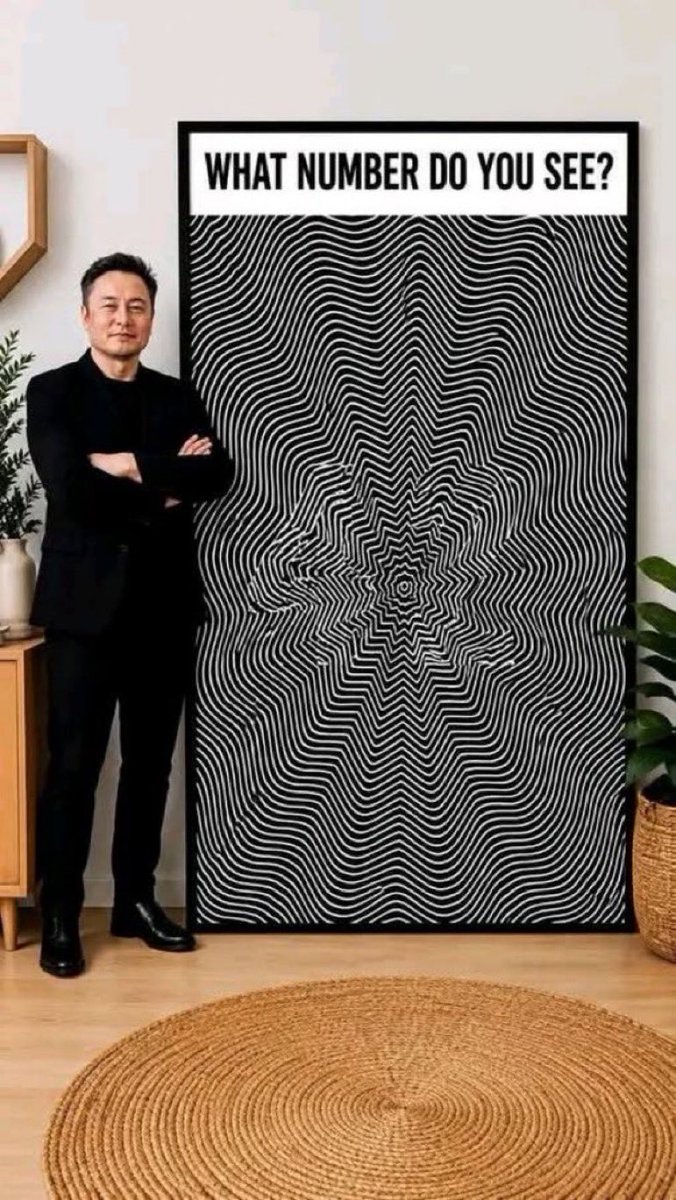 LibertyNut1's tweet photo. Eye test. 

What number do you see. ? https://t.co/vbcSOsPcDM